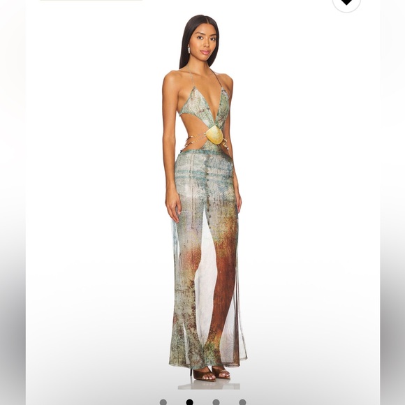 Jaded London Vida Backless Dress, XS - Picture 2 of 3